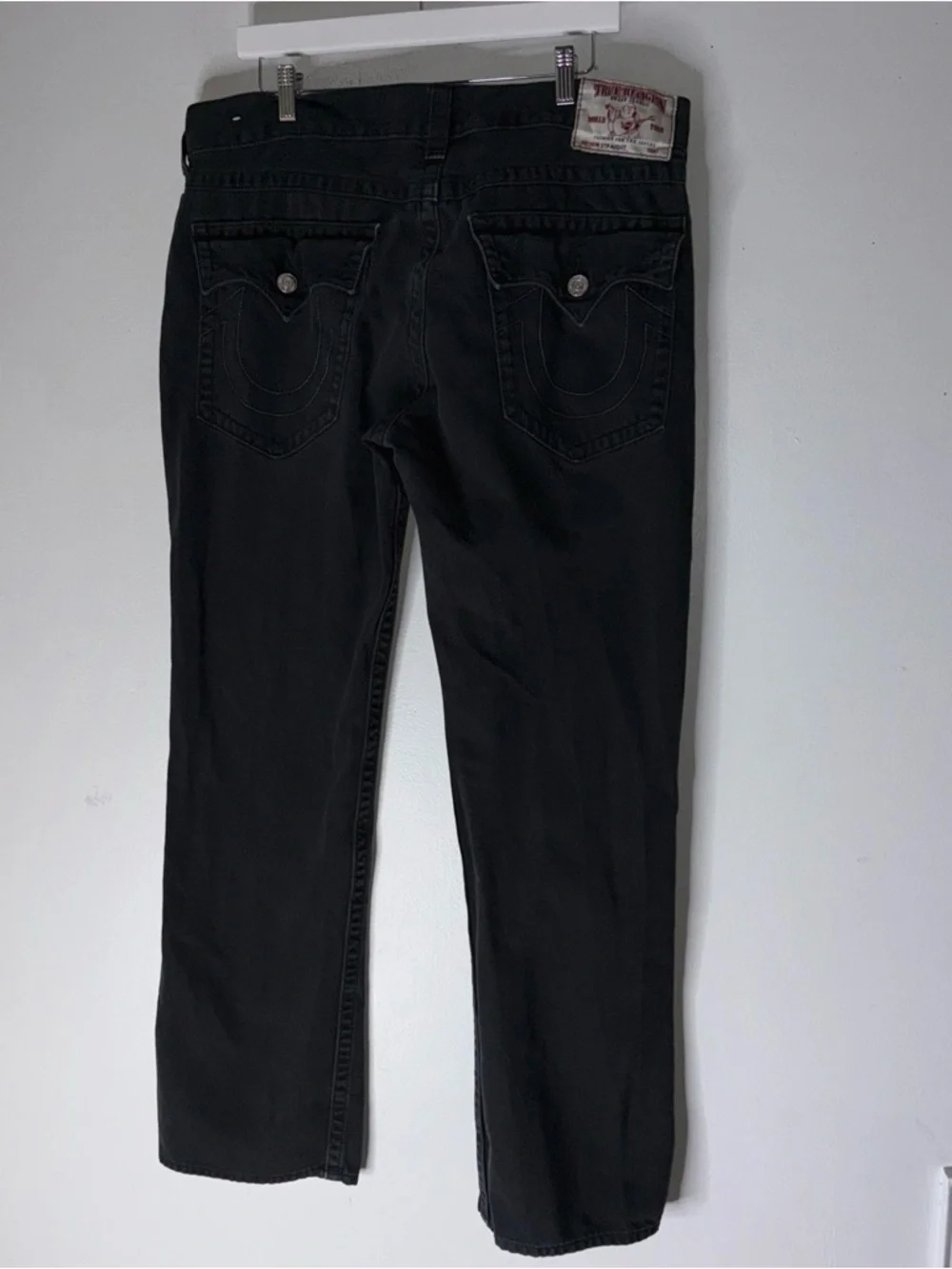 true religion Straight jeans Faded Black Size 38 X 32
